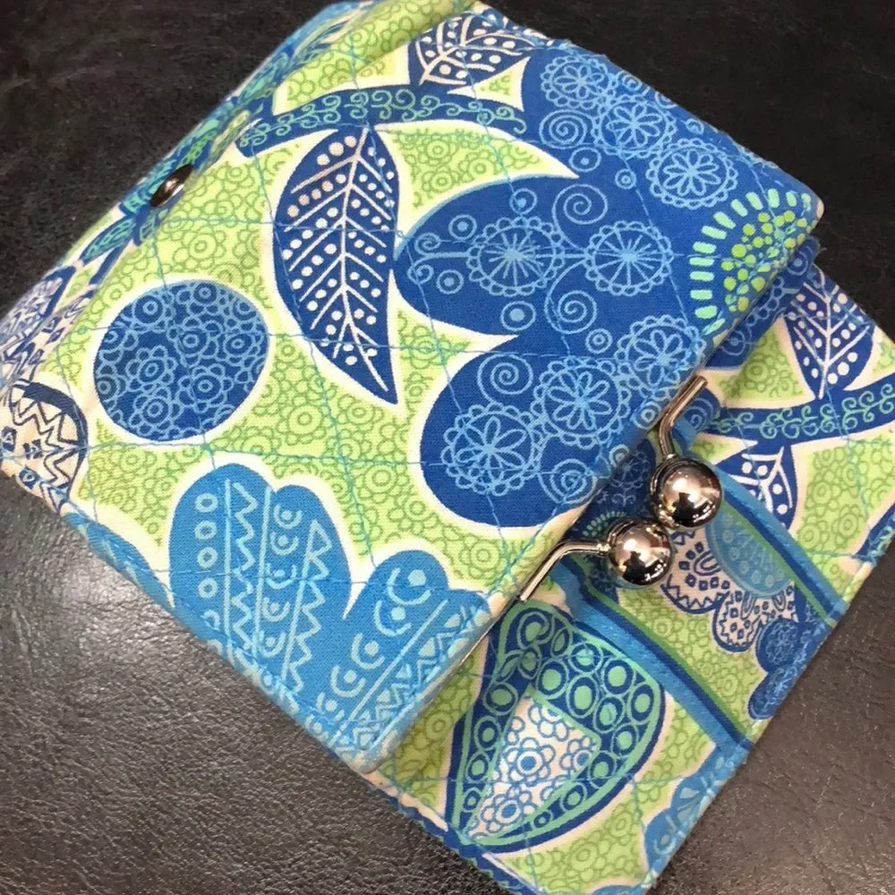 Vera Bradley Quilted Trifold Wallet